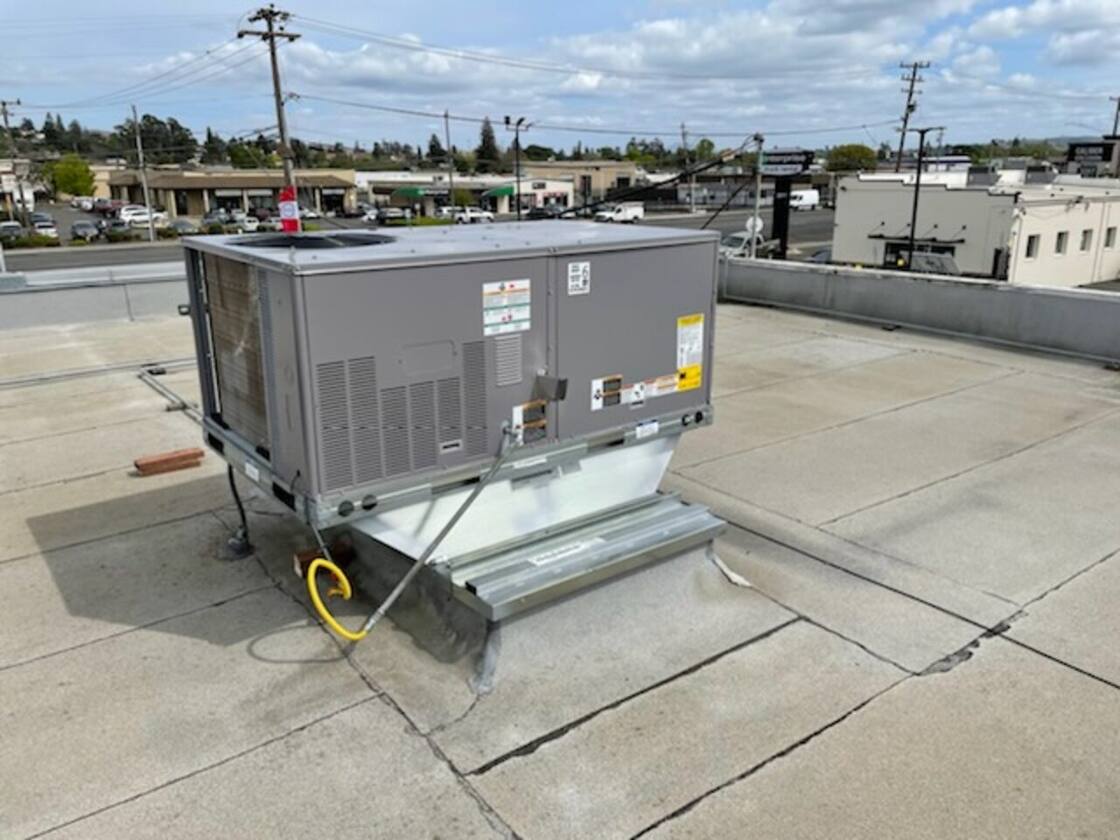 Rooftop package unit changeout — HVAC Masters, Vacaville