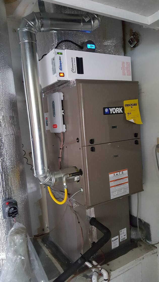 High-efficiency air handler installation — HVAC Masters, Vacaville