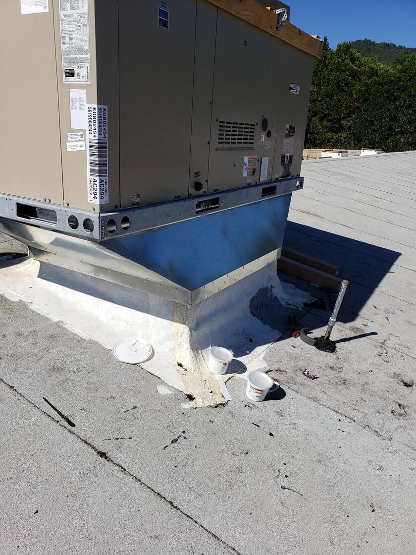 Packaged rooftop A/C unit — HVAC Masters, Vacaville